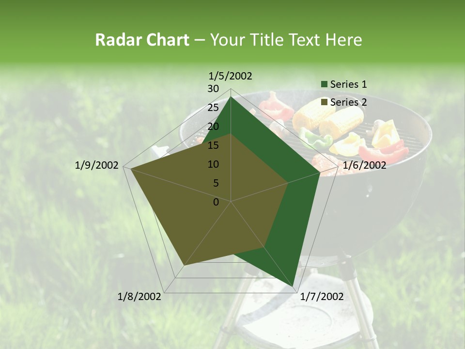 Yummy Roast Green PowerPoint Template