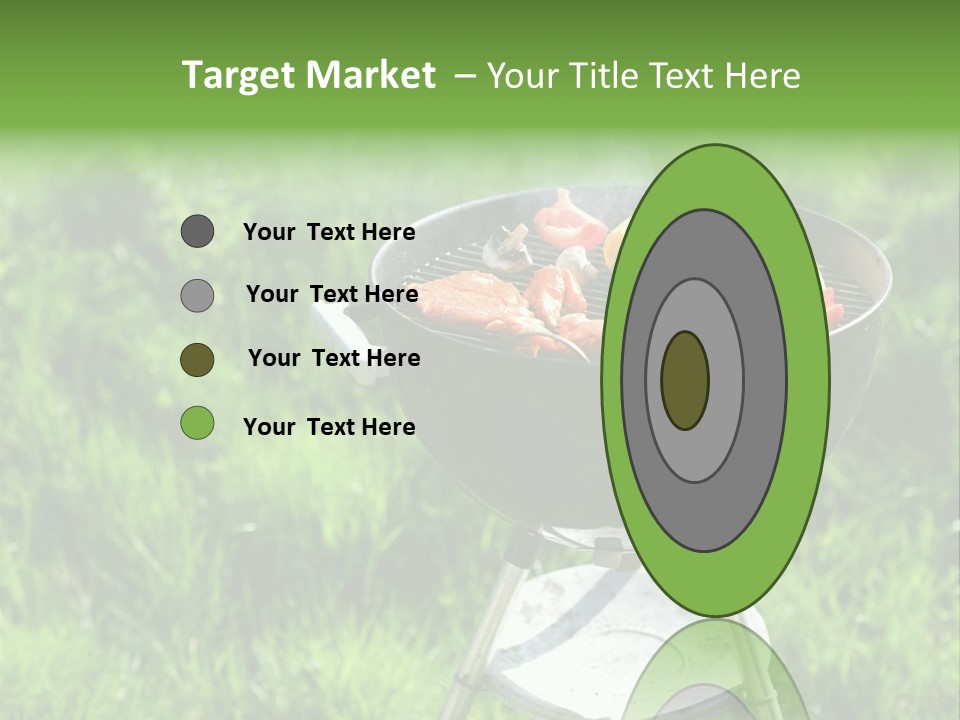 Yummy Roast Green PowerPoint Template