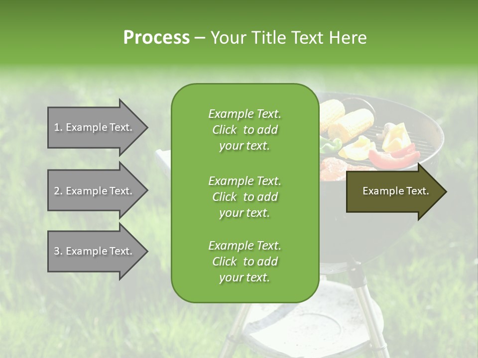 Yummy Roast Green PowerPoint Template
