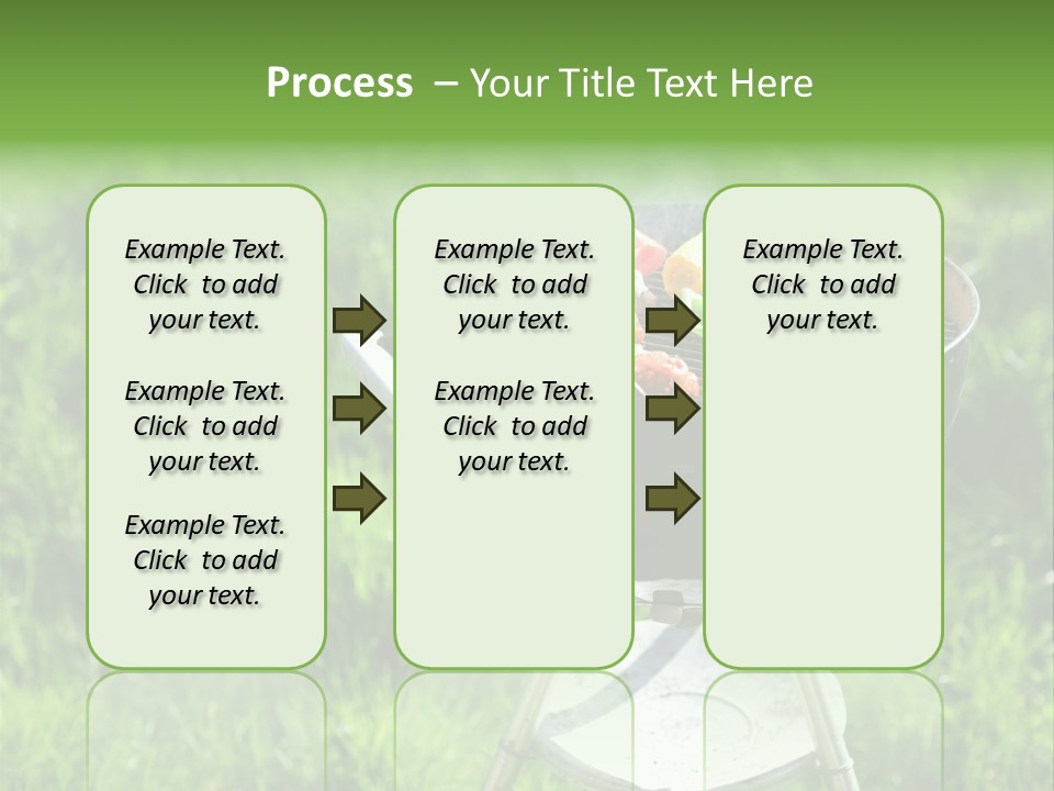 Yummy Roast Green PowerPoint Template