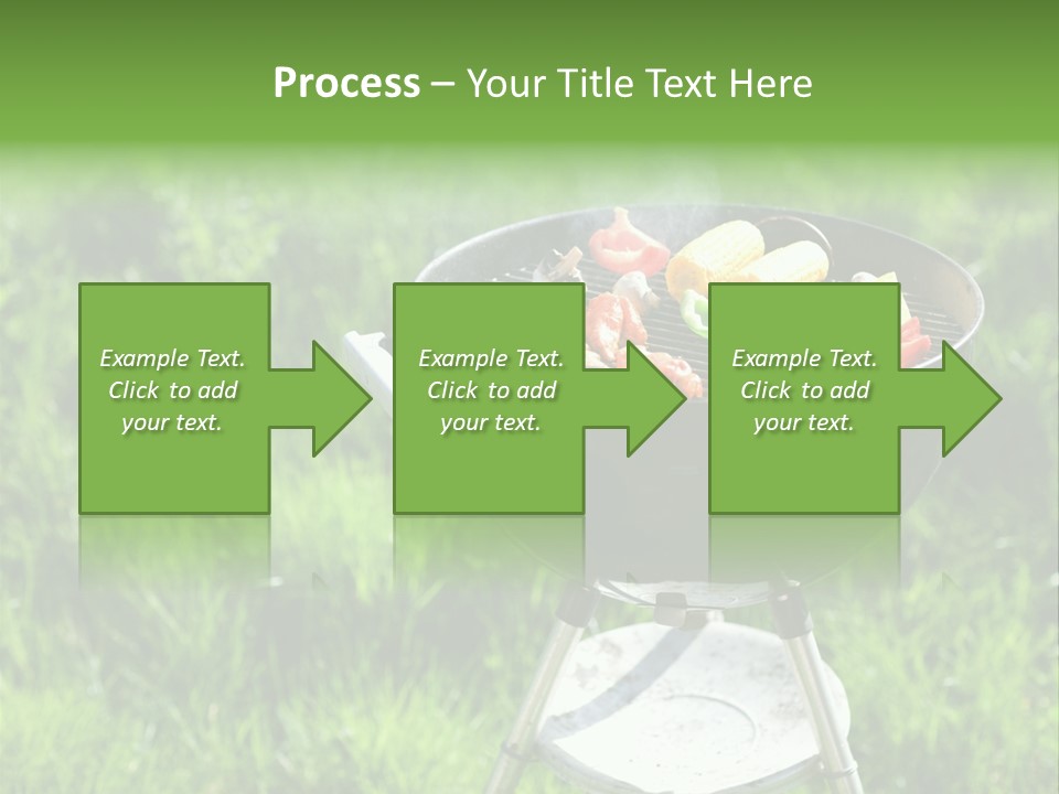 Yummy Roast Green PowerPoint Template