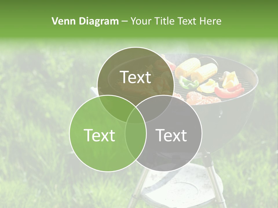 Yummy Roast Green PowerPoint Template