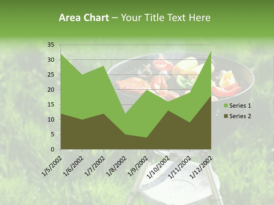 Yummy Roast Green PowerPoint Template
