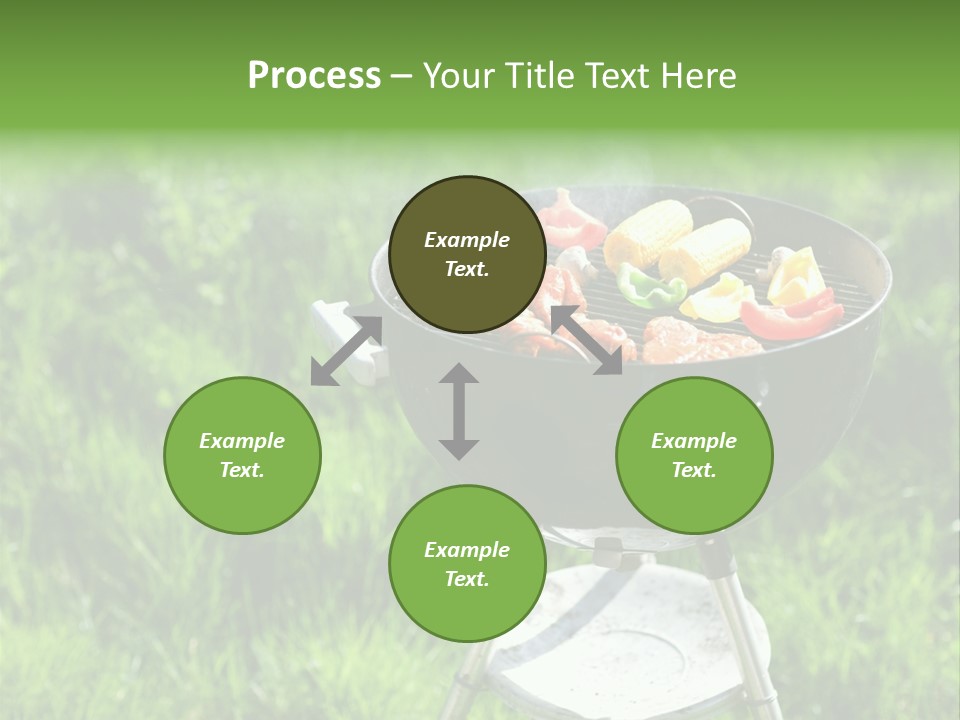 Yummy Roast Green PowerPoint Template