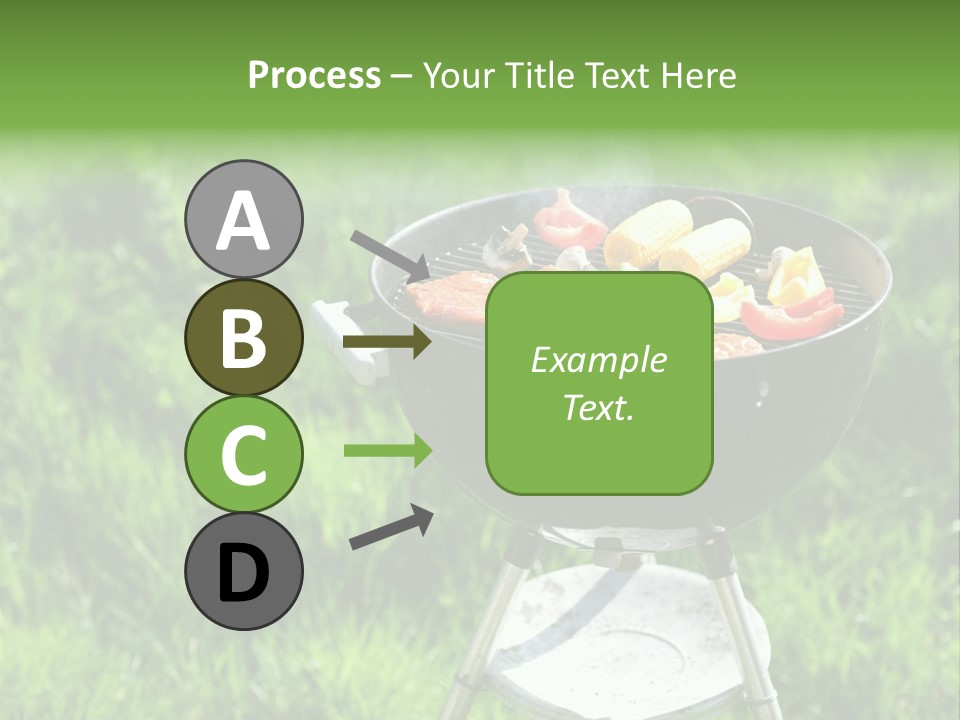 Yummy Roast Green PowerPoint Template