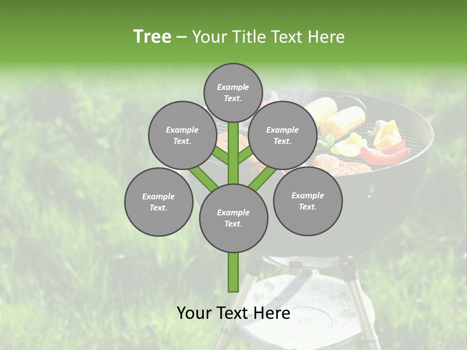 Yummy Roast Green PowerPoint Template