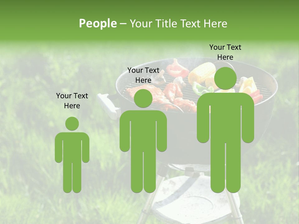 Yummy Roast Green PowerPoint Template