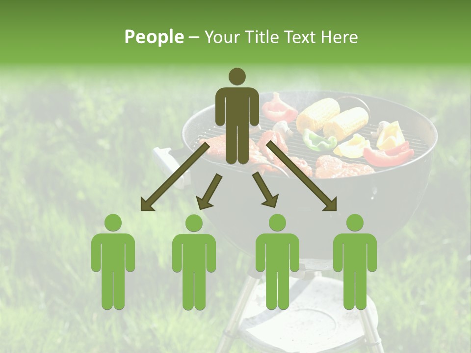 Yummy Roast Green PowerPoint Template