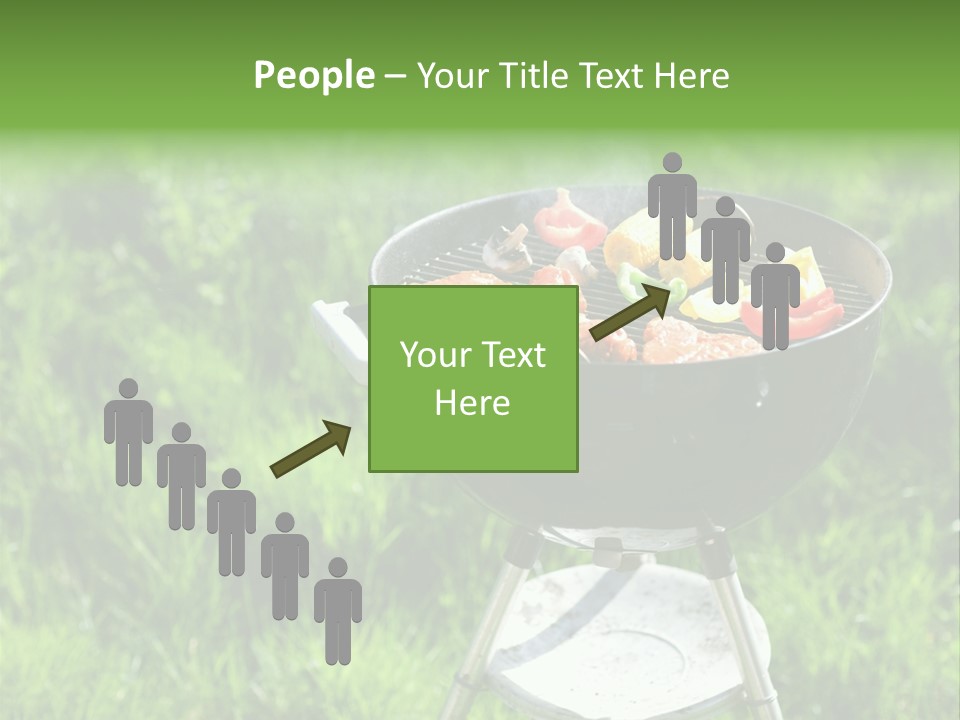 Yummy Roast Green PowerPoint Template