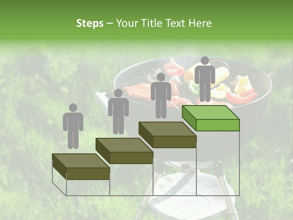 Yummy Roast Green PowerPoint Template