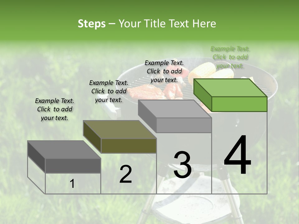 Yummy Roast Green PowerPoint Template