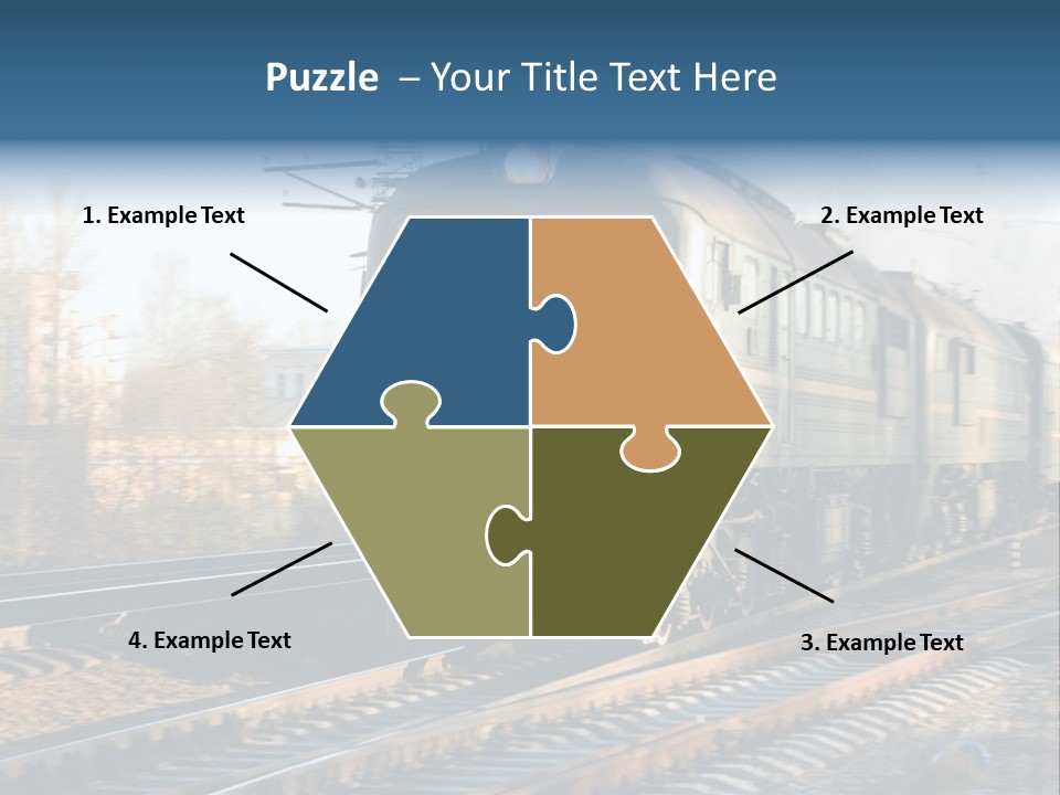 Rail Industrial Cargo PowerPoint Template