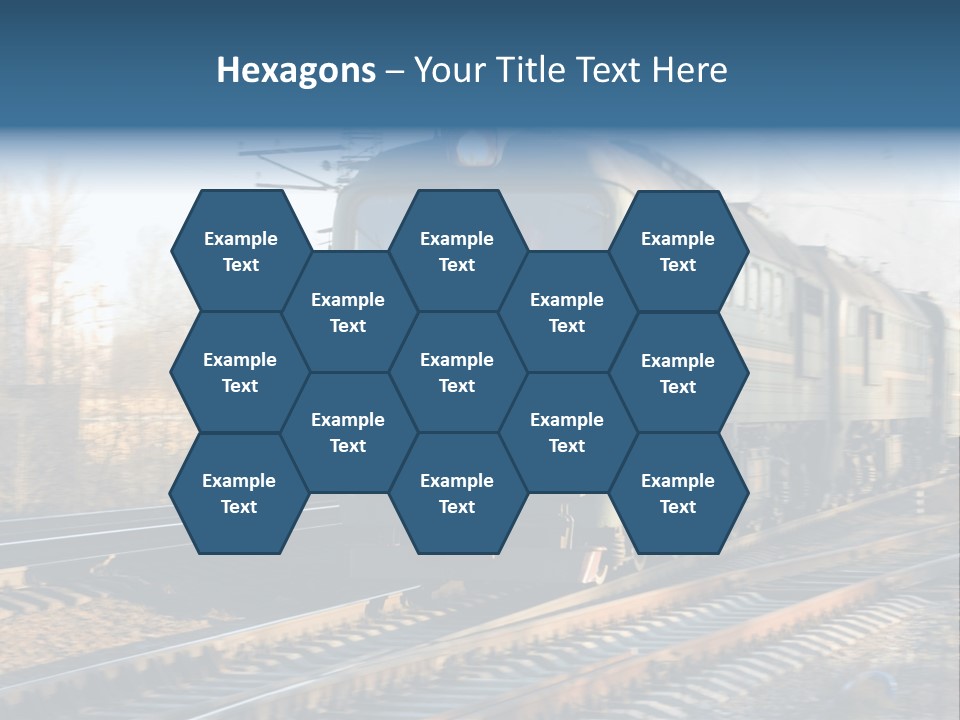 Rail Industrial Cargo PowerPoint Template