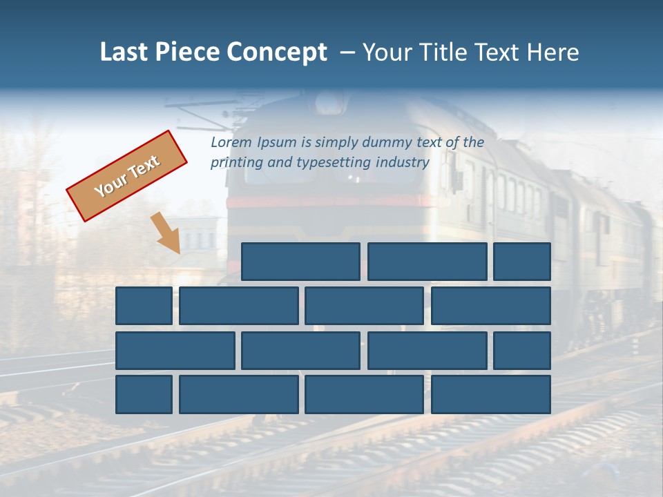 Rail Industrial Cargo PowerPoint Template