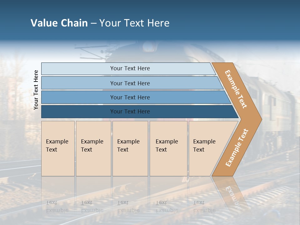 Rail Industrial Cargo PowerPoint Template