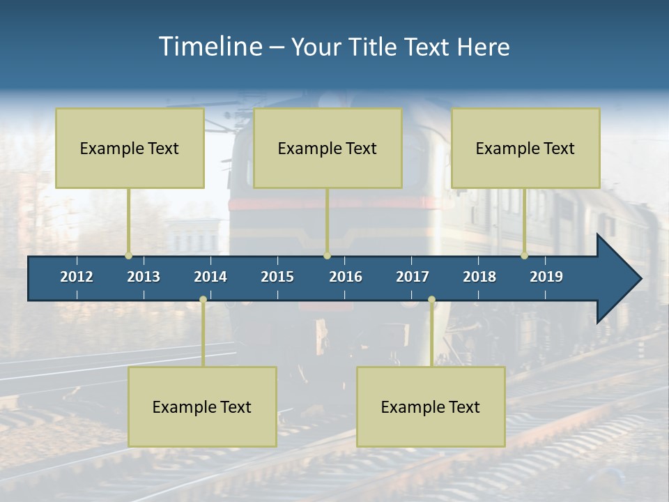 Rail Industrial Cargo PowerPoint Template