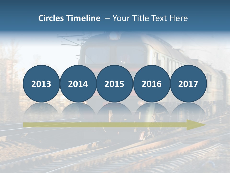 Rail Industrial Cargo PowerPoint Template