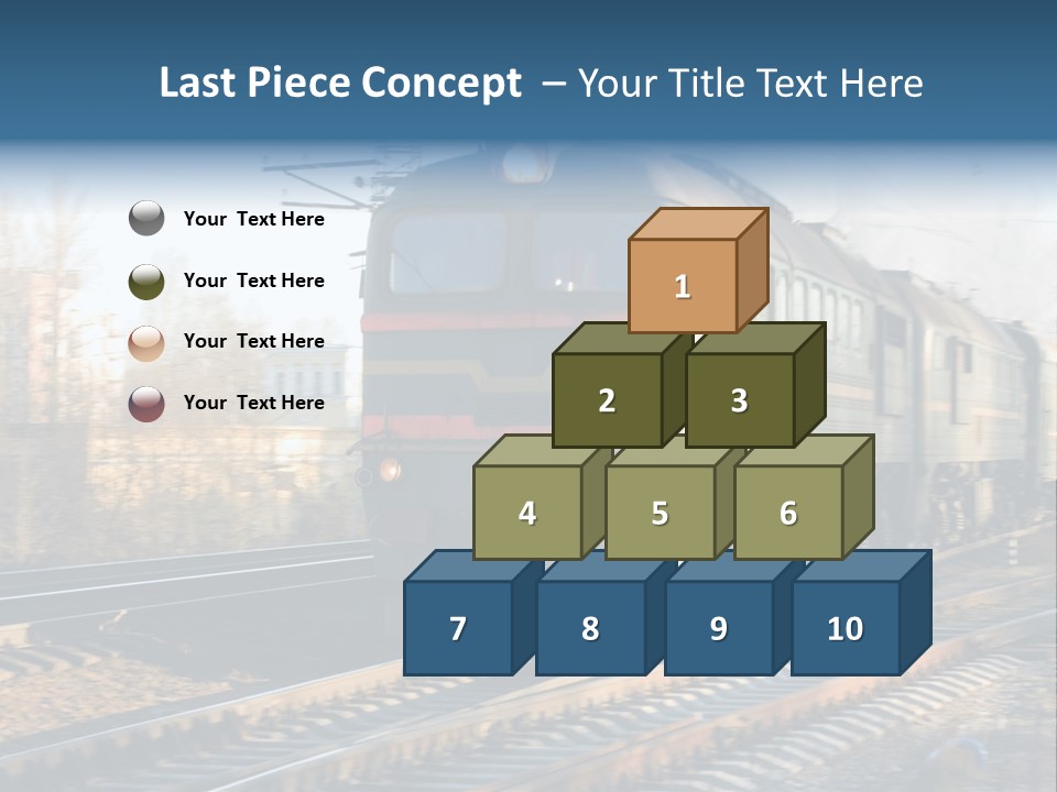 Rail Industrial Cargo PowerPoint Template