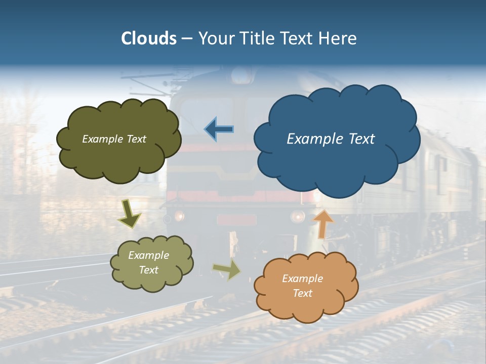 Rail Industrial Cargo PowerPoint Template
