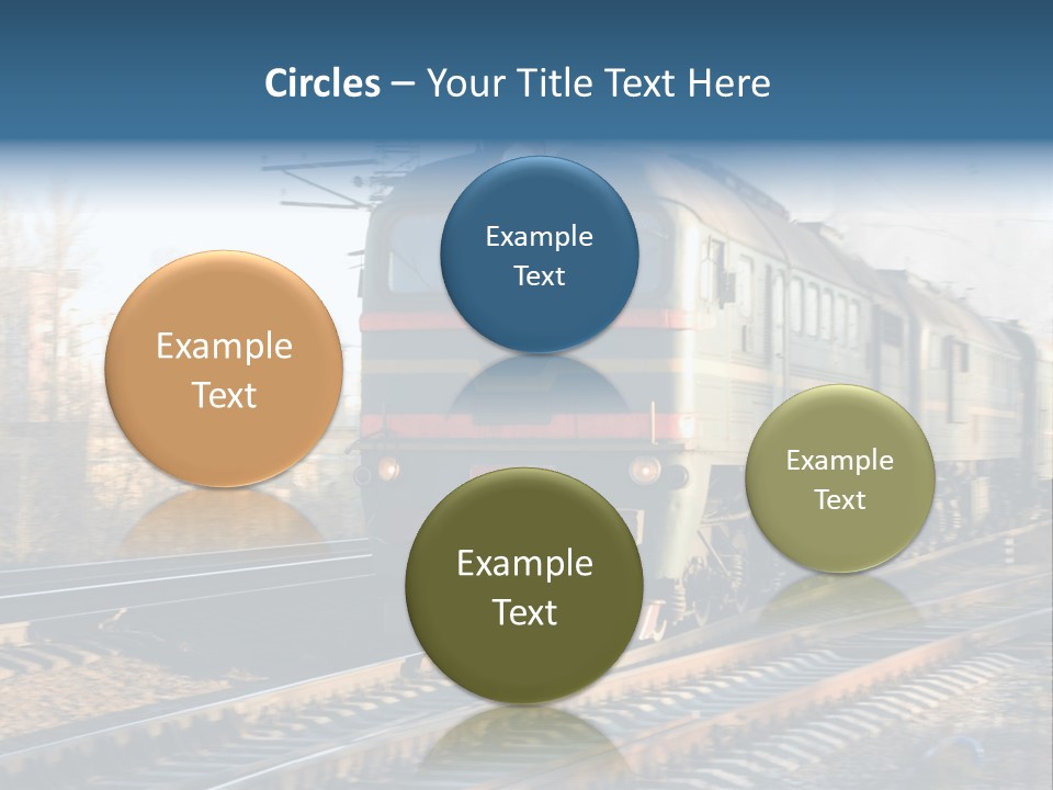 Rail Industrial Cargo PowerPoint Template