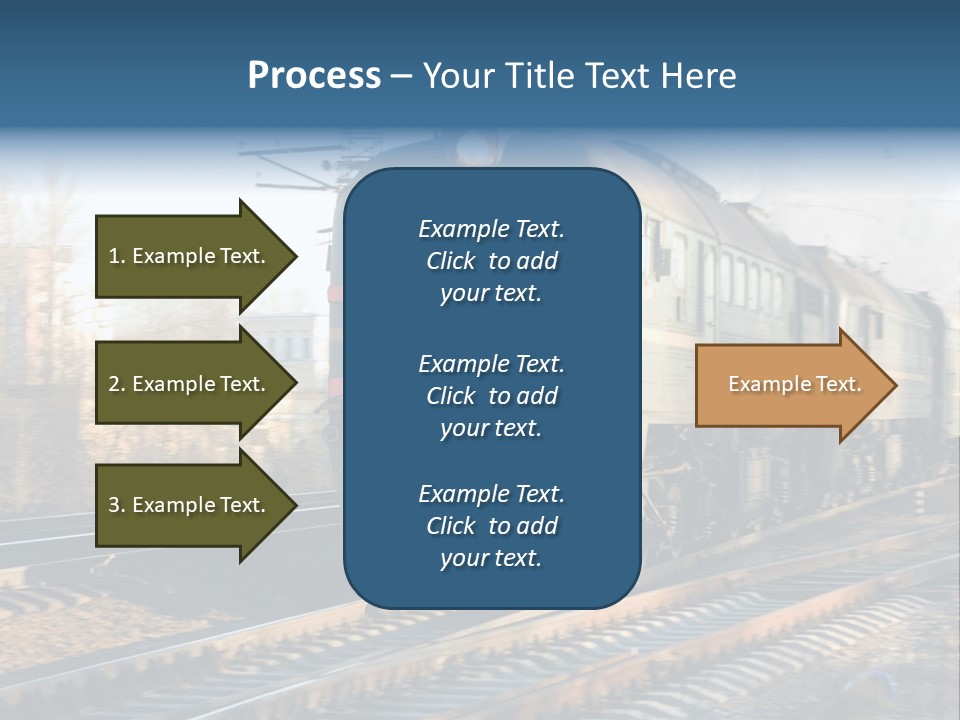 Rail Industrial Cargo PowerPoint Template