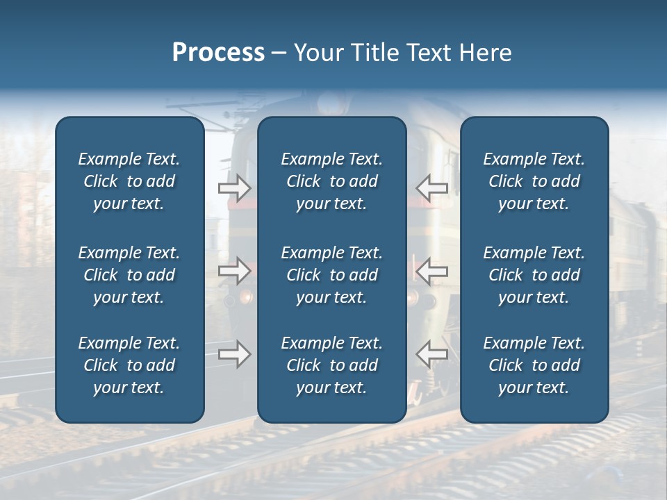 Rail Industrial Cargo PowerPoint Template