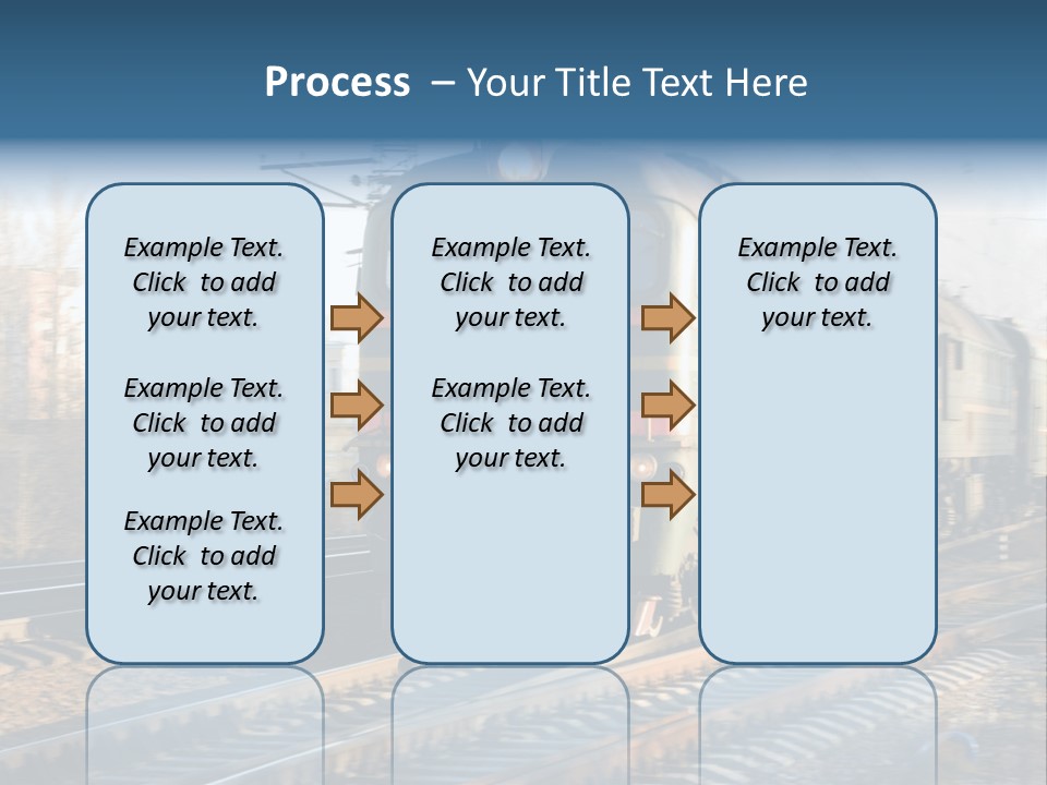 Rail Industrial Cargo PowerPoint Template