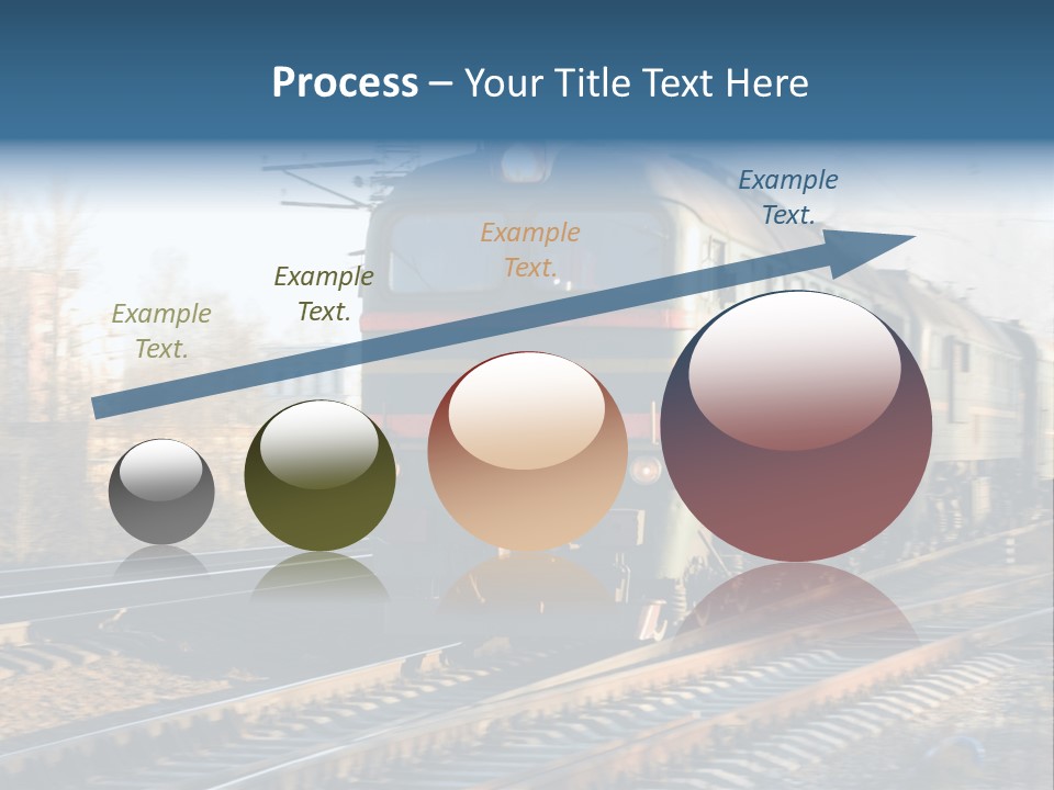 Rail Industrial Cargo PowerPoint Template