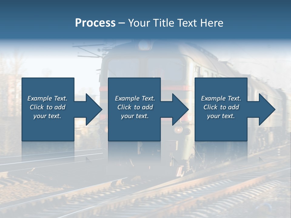 Rail Industrial Cargo PowerPoint Template