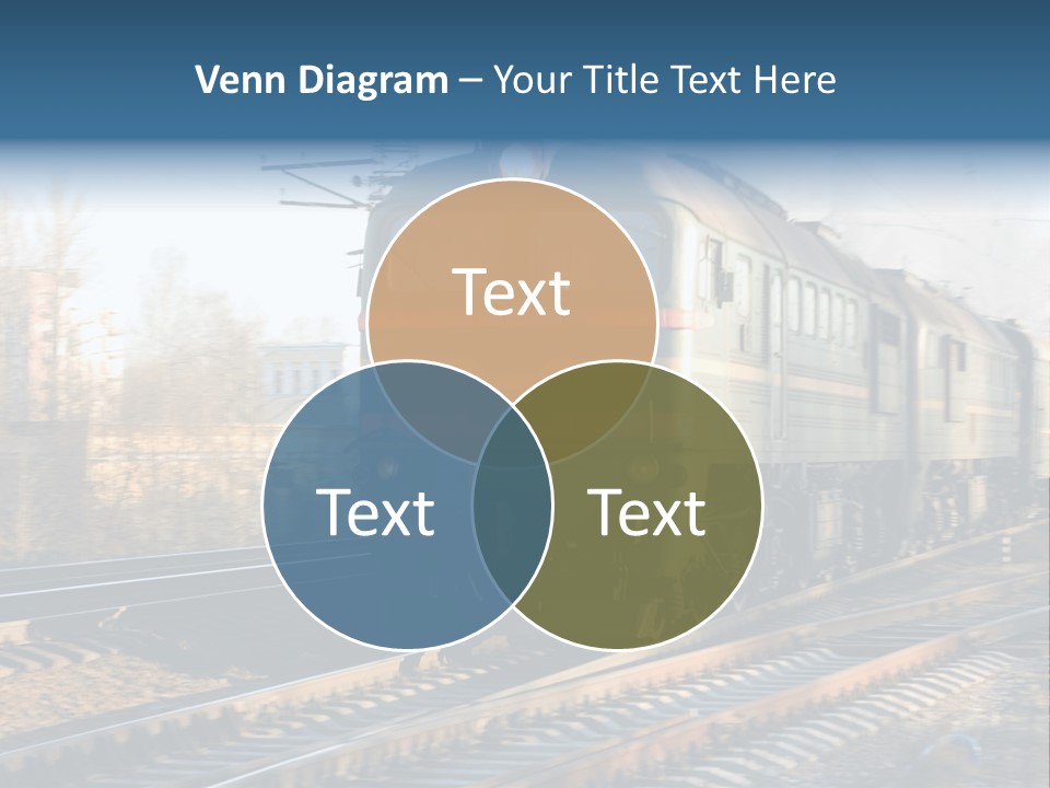 Rail Industrial Cargo PowerPoint Template