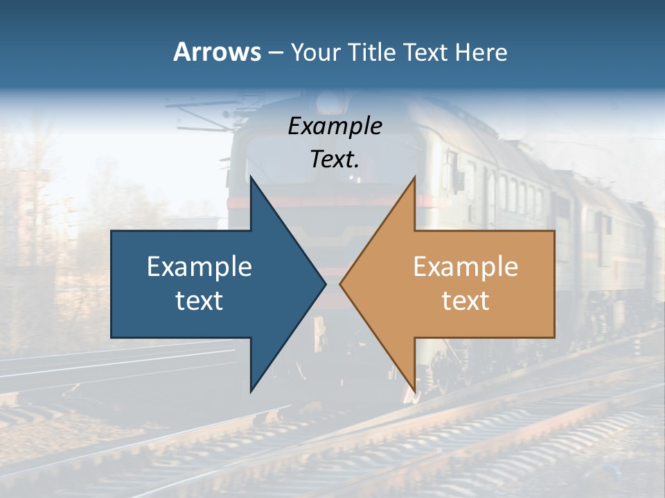 Rail Industrial Cargo PowerPoint Template