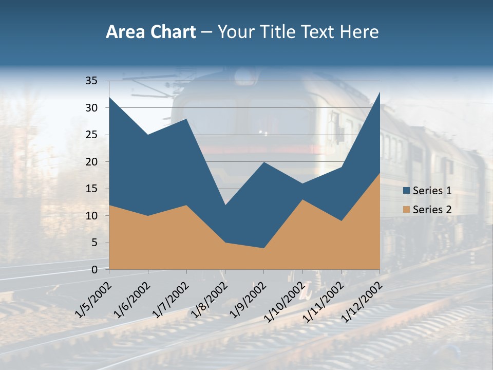 Rail Industrial Cargo PowerPoint Template