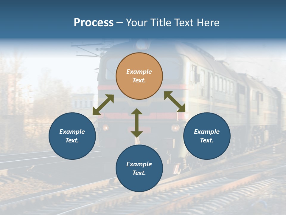 Rail Industrial Cargo PowerPoint Template