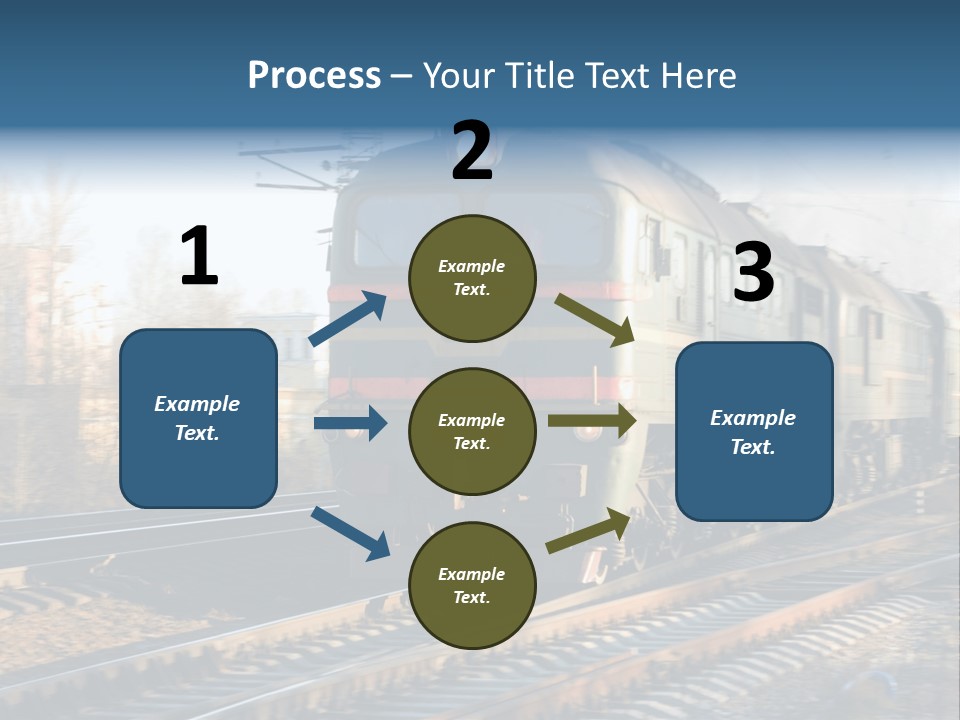 Rail Industrial Cargo PowerPoint Template