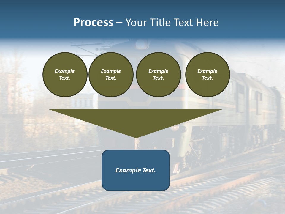 Rail Industrial Cargo PowerPoint Template