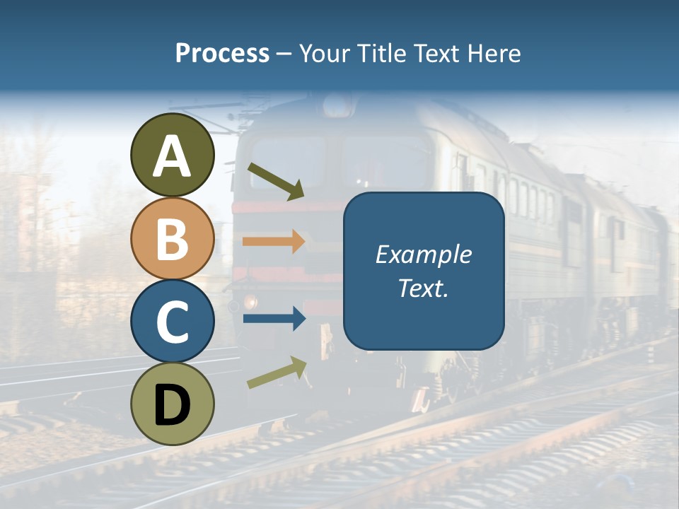Rail Industrial Cargo PowerPoint Template