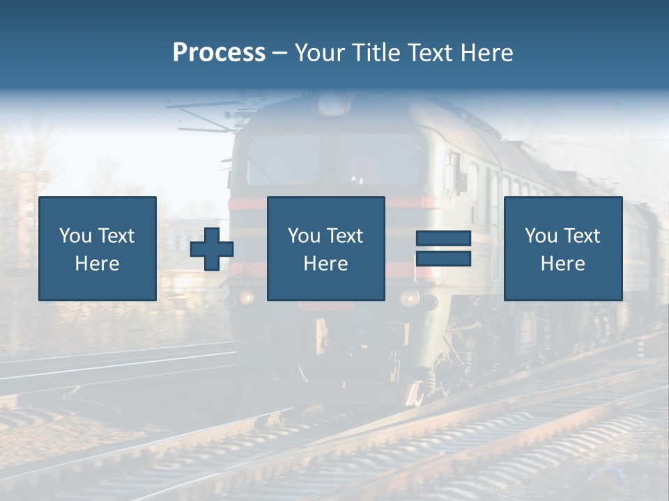 Rail Industrial Cargo PowerPoint Template