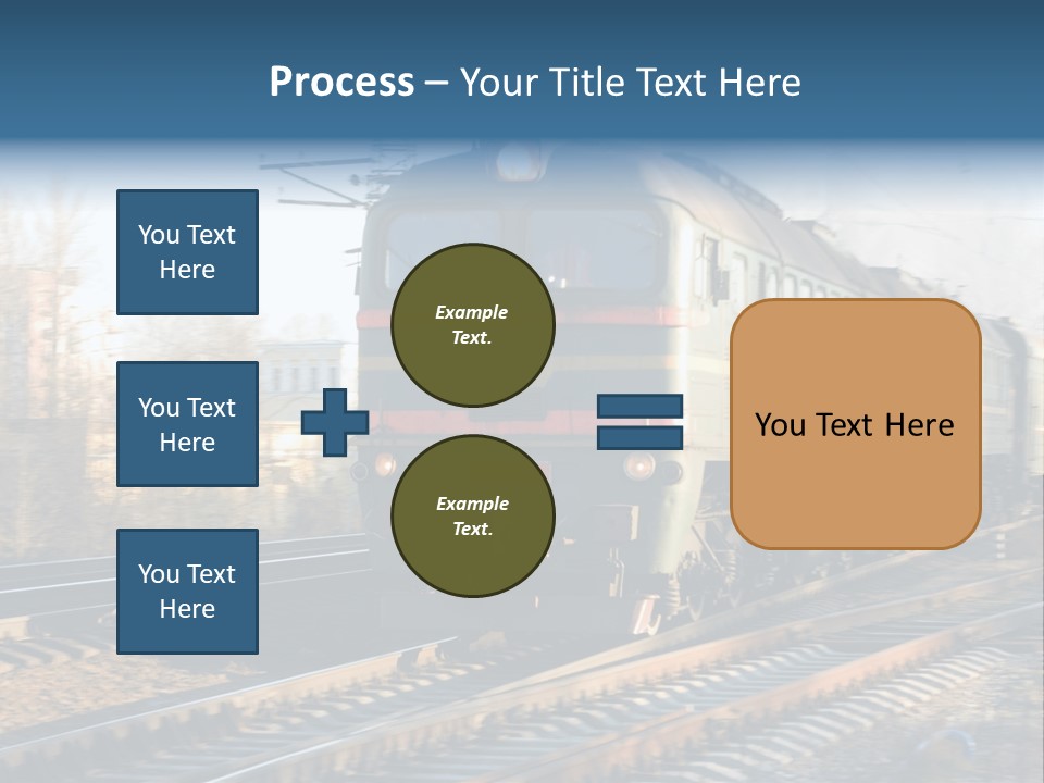Rail Industrial Cargo PowerPoint Template