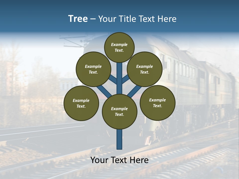 Rail Industrial Cargo PowerPoint Template