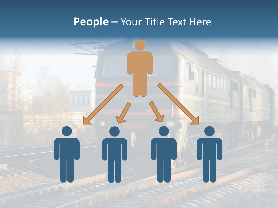 Rail Industrial Cargo PowerPoint Template