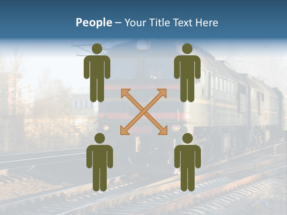 Rail Industrial Cargo PowerPoint Template