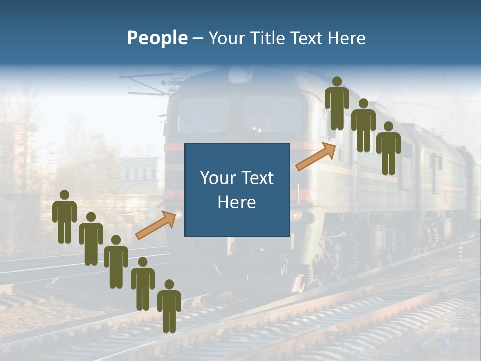 Rail Industrial Cargo PowerPoint Template