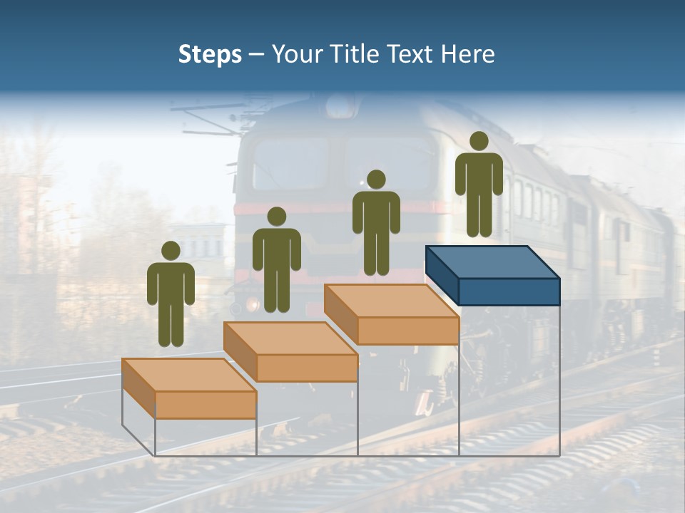 Rail Industrial Cargo PowerPoint Template