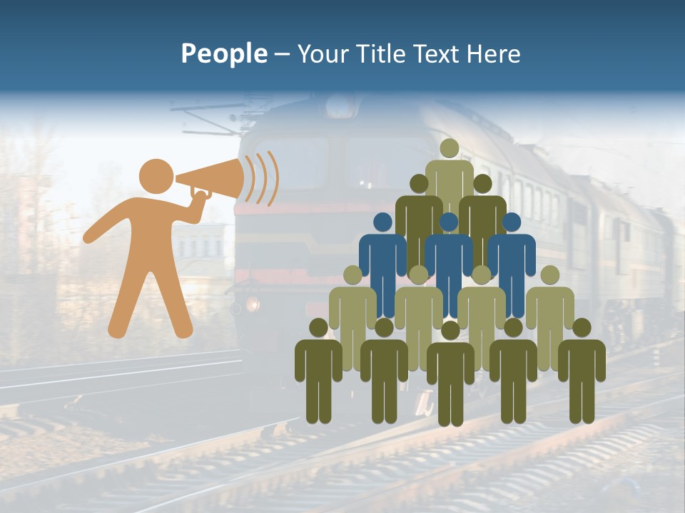 Rail Industrial Cargo PowerPoint Template