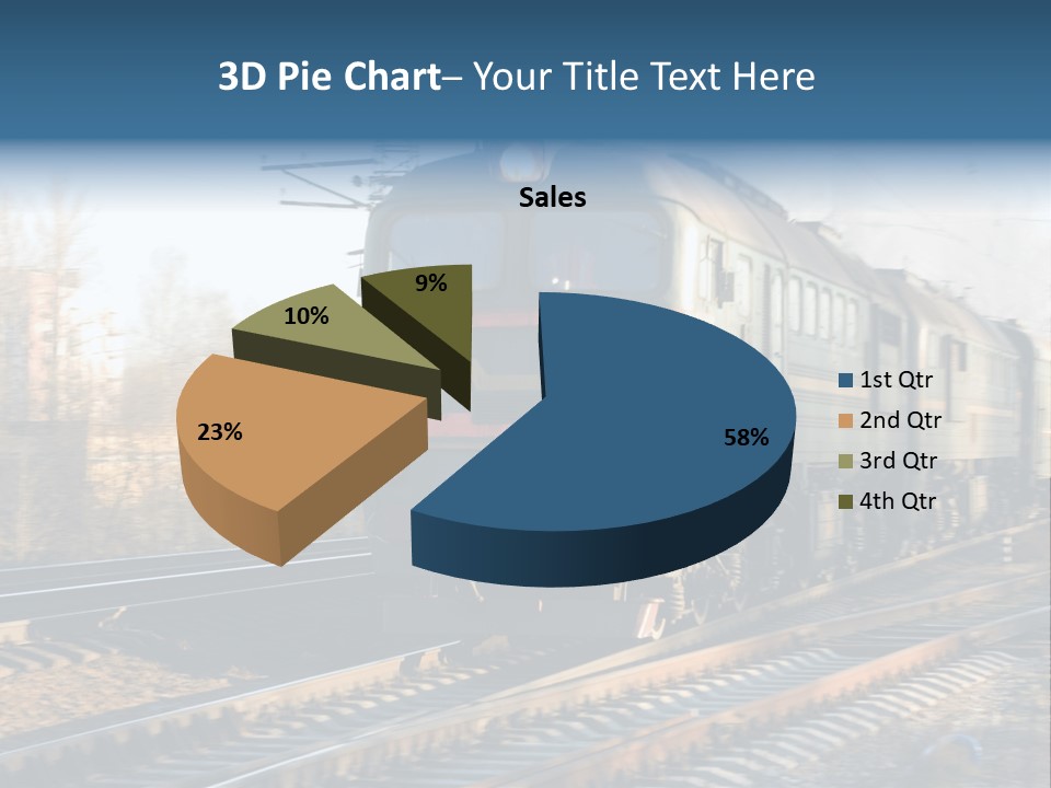 Rail Industrial Cargo PowerPoint Template
