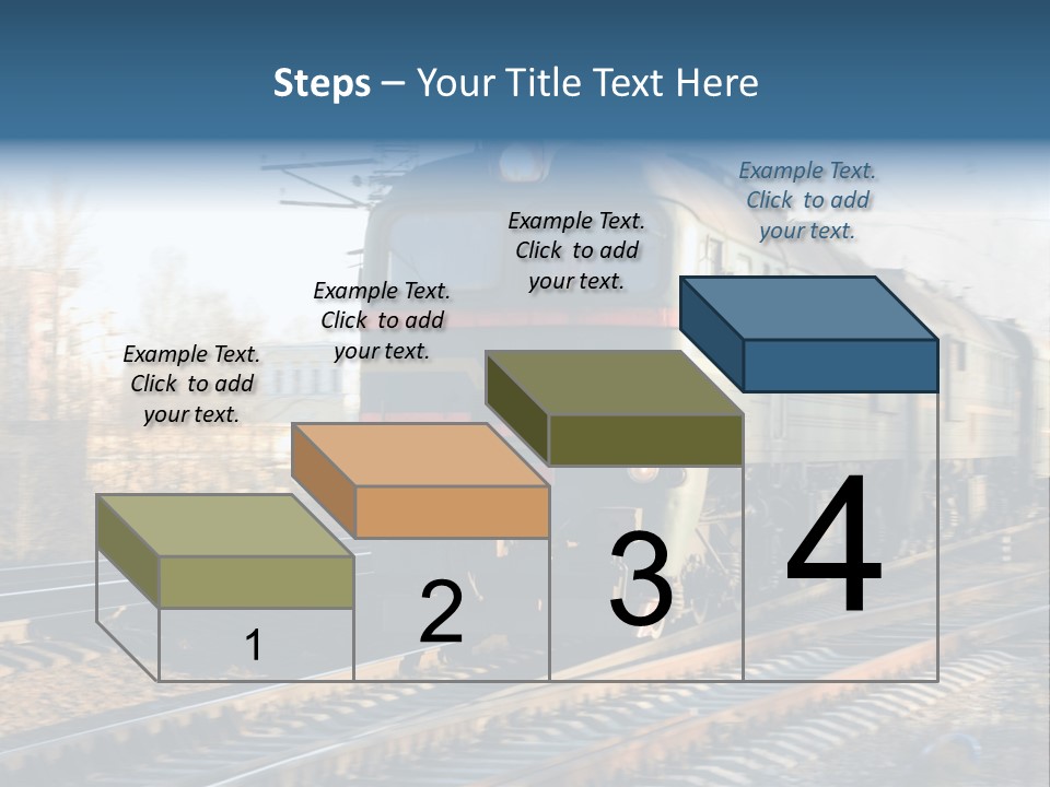 Rail Industrial Cargo PowerPoint Template