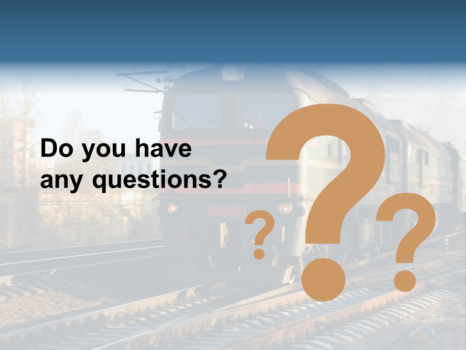 Rail Industrial Cargo PowerPoint Template