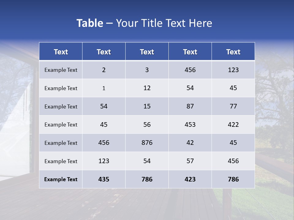 House South Living PowerPoint Template