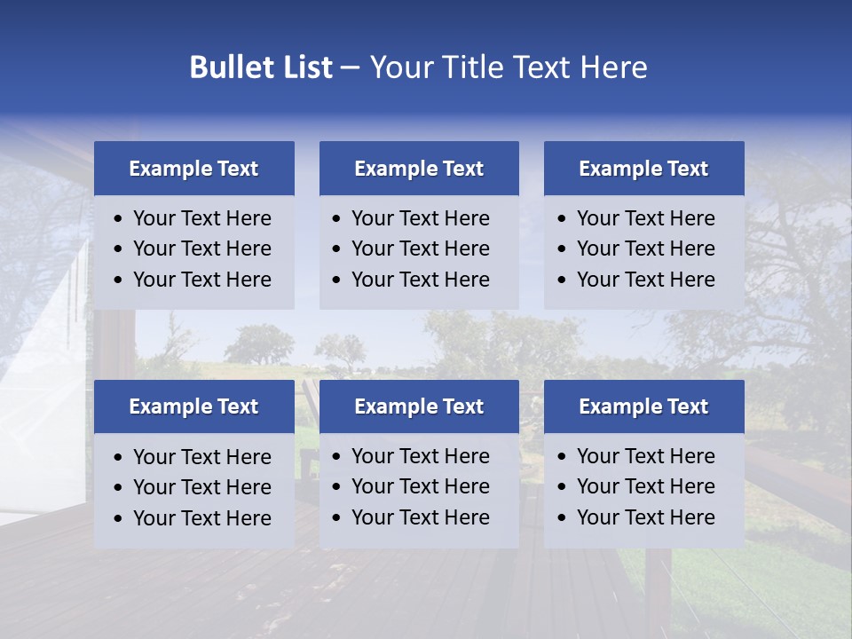 House South Living PowerPoint Template