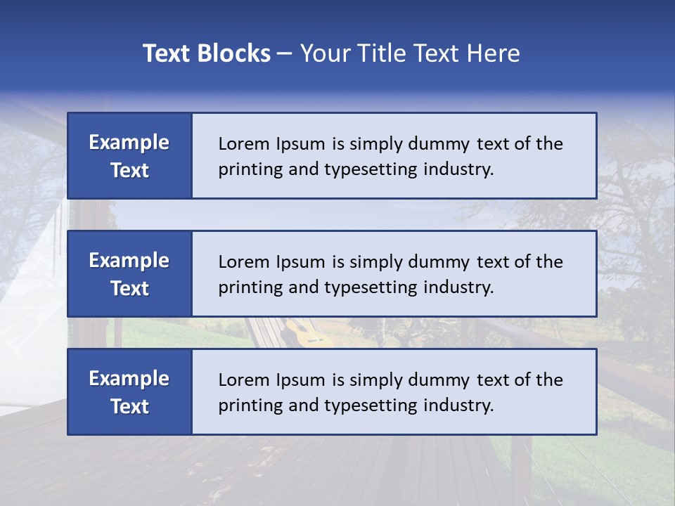 House South Living PowerPoint Template
